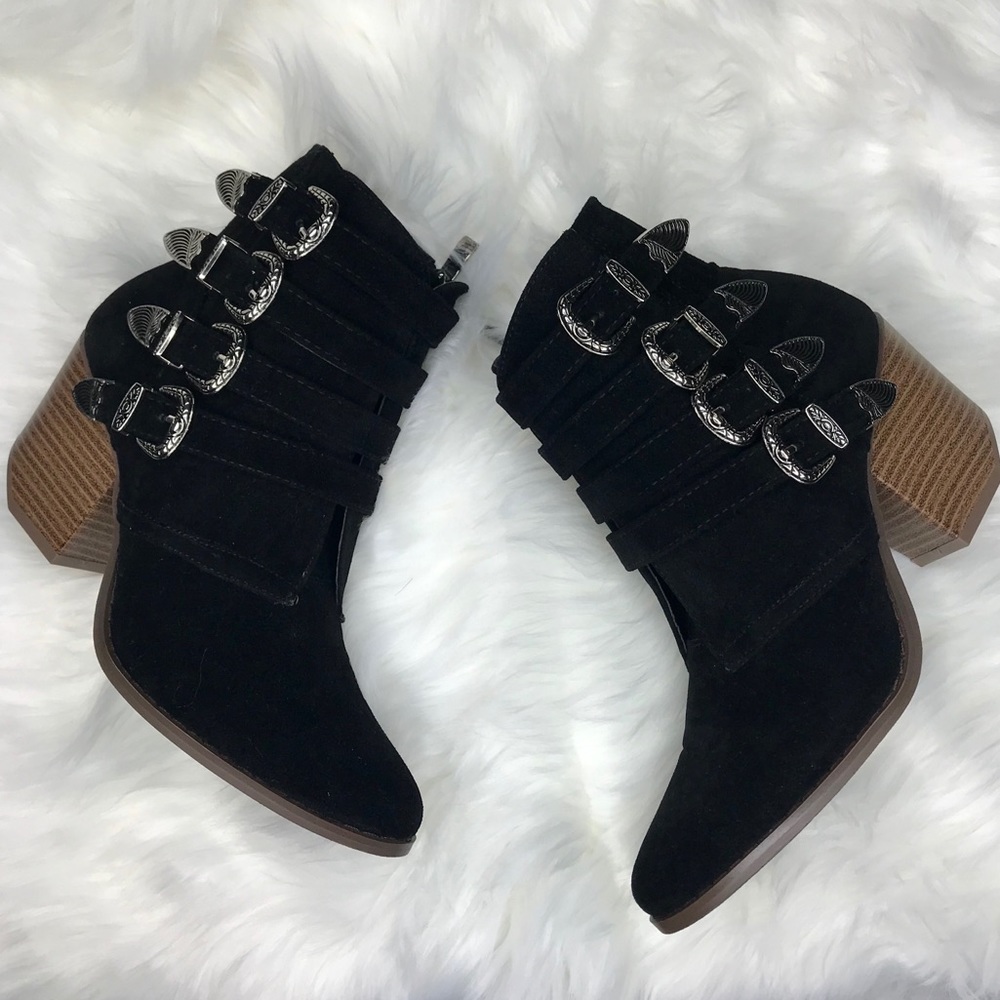💥LAST PAIR SIZE 8💥 VEGAN Western Ankle Boot - Picture 6 of 8